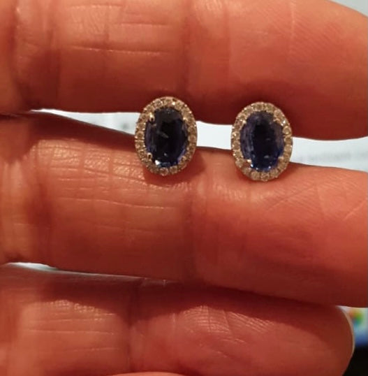 sapphire earrings