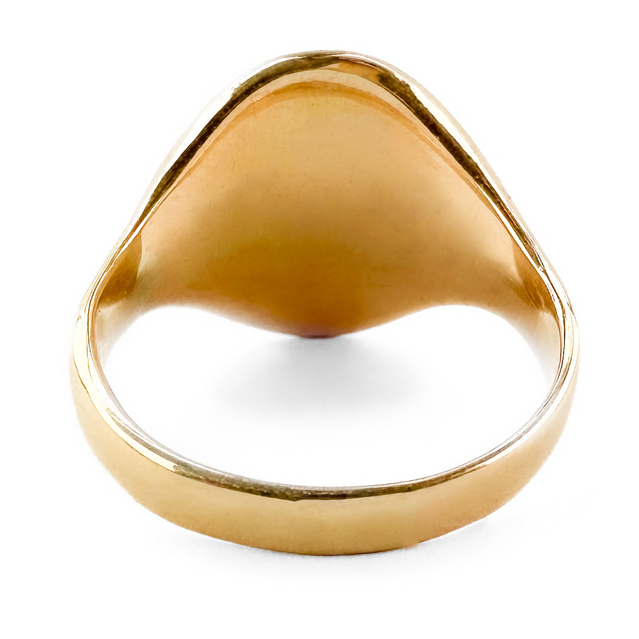Bird And Tower Intaglio Signet Ring