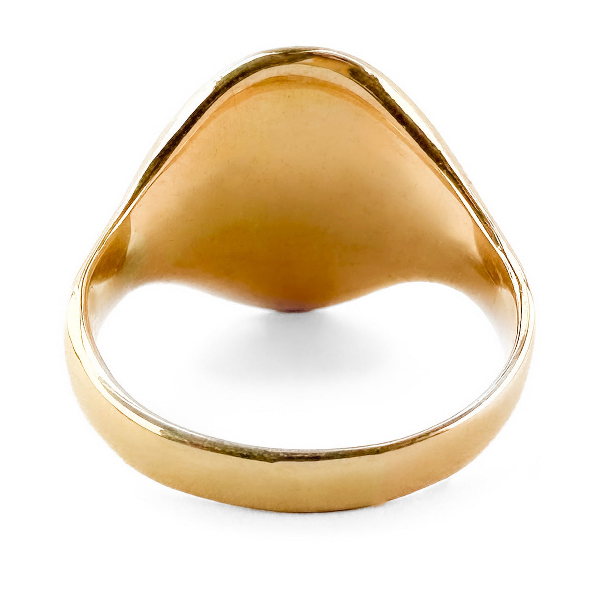 Bird And Tower Intaglio Signet Ring
