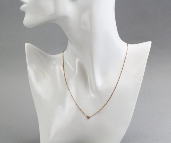 Cartier Diamond Set 18ct Yellow Gold Necklace