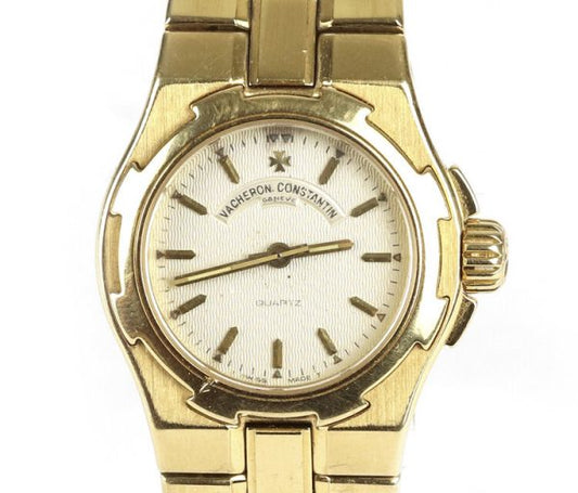 Vacheron Constantin Overseas Ladies 18ct Yellow Gold Bracelet Watch