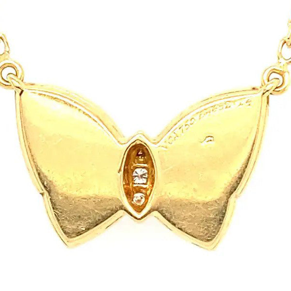 Van Cleef Arpels Butterfly Pendant Necklace