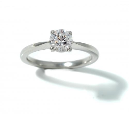 Diamond Solitaire Platinum Engagement Ring