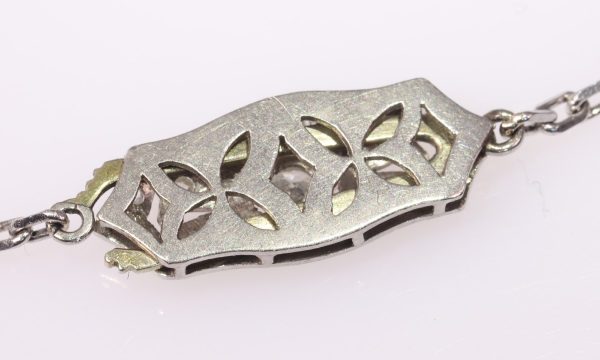 Antique Edwardian Natural Pearl and Diamond Princess Necklace