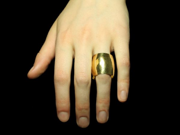 Rare Extra Wide Antique Wedding Band from the Southern Netherlands - Zeeland