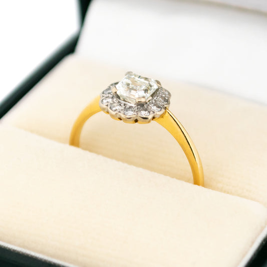 Diamond 18k Cluster Ring 16037-9212