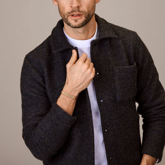Men's 14 Carat Yellow Gold 7mm Curb Link Bracelet