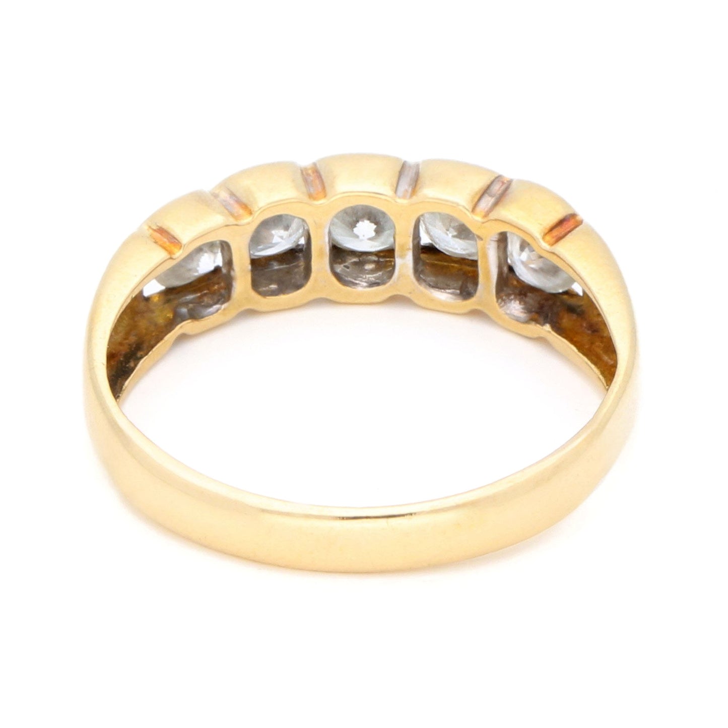 Diamond 18k Row Ring 16929-9025