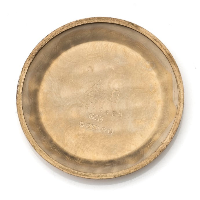 Vintage Omega Geneve 9ct Yellow Gold Manual Watch