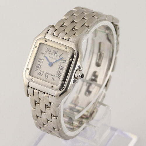 Cartier Panthere Ladies 18ct White Gold Bracelet Quartz Watch