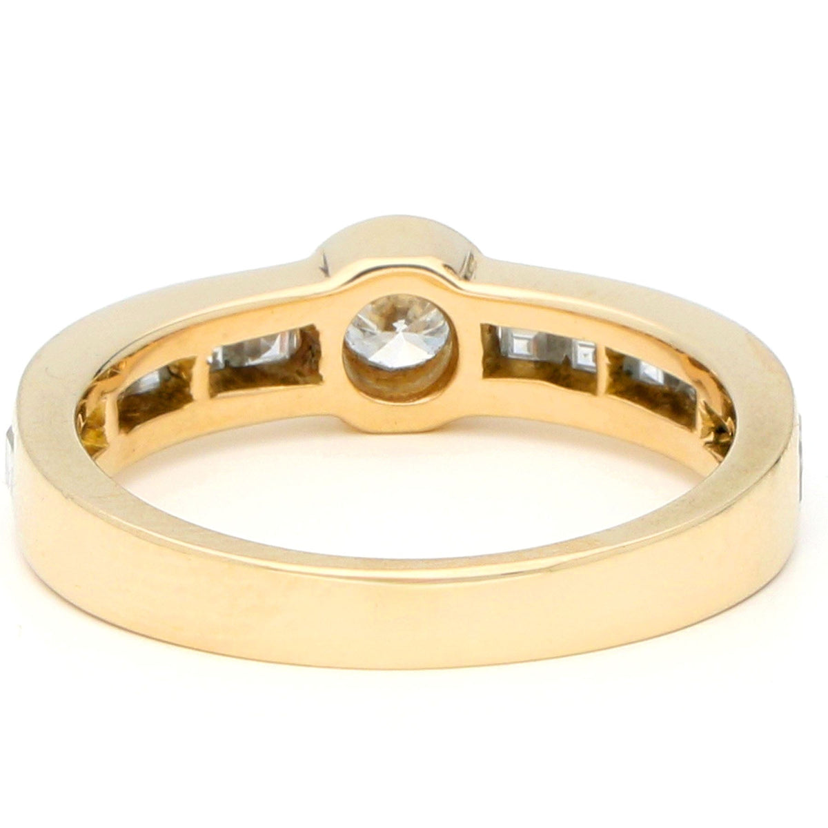 Diamond 14k Bezel Set Ring 17481-9206