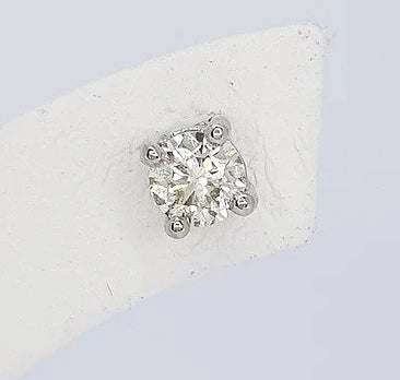 Diamond Stud Earrings, 0.50 carat total, in 18ct White Gold