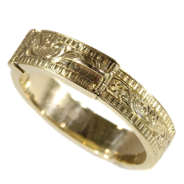 Antique Victorian 18ct Gold Compartment Ring