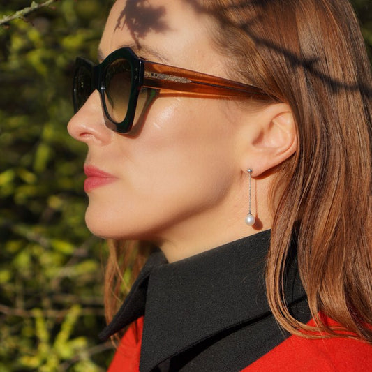 Tiffany and Co Pearl Drop Earrings