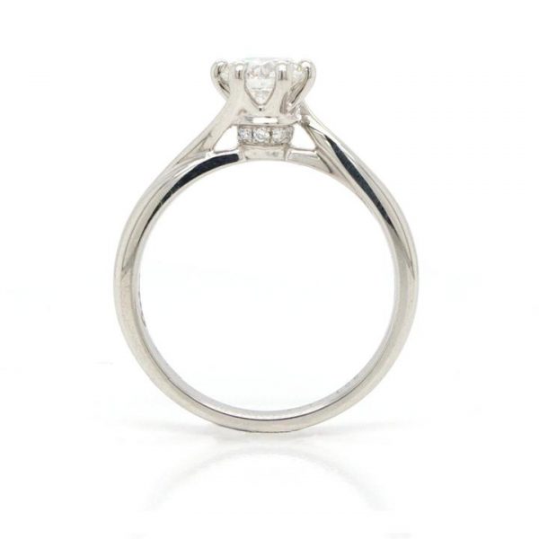 0.71ct Diamond Solitaire Engagement Ring in Platinum