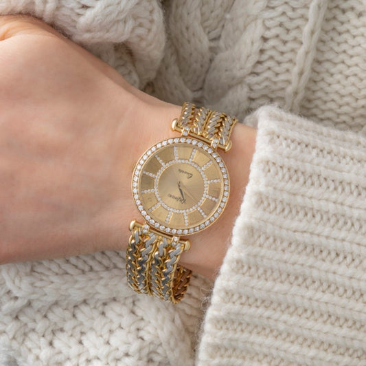 Vintage Delaneau 18ct Gold and Diamond Watch