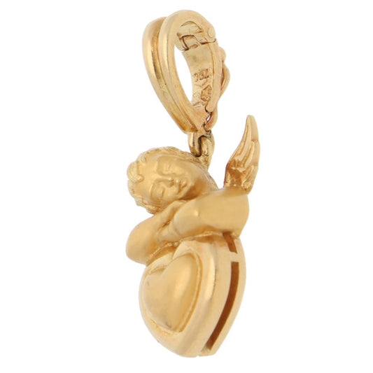 Vintage Carrera y Carrera My Angel Heart Pendant in 18ct Yellow Gold