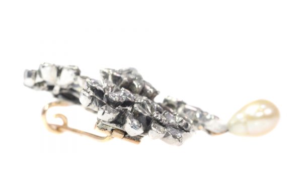 Antique Early 18th Century Georgian Diamond Brooch