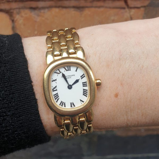 Patek Philippe Ladies Golden Ellipse 23mm Quartz 18ct Yellow Gold