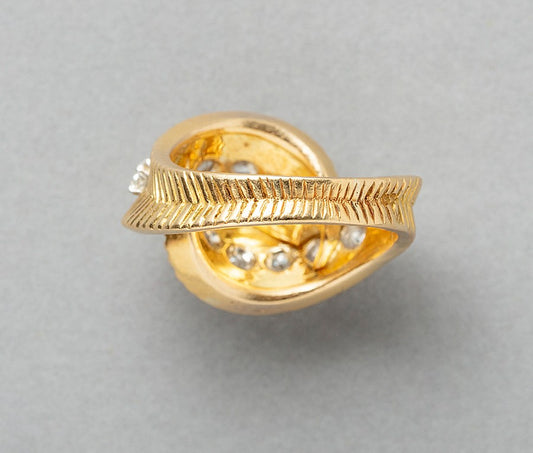 Vintage Van Cleef & Arpels 18ct Gold Ring with Diamond