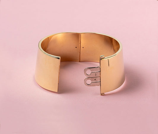 14ct Gold Wide Cuff Bracelet