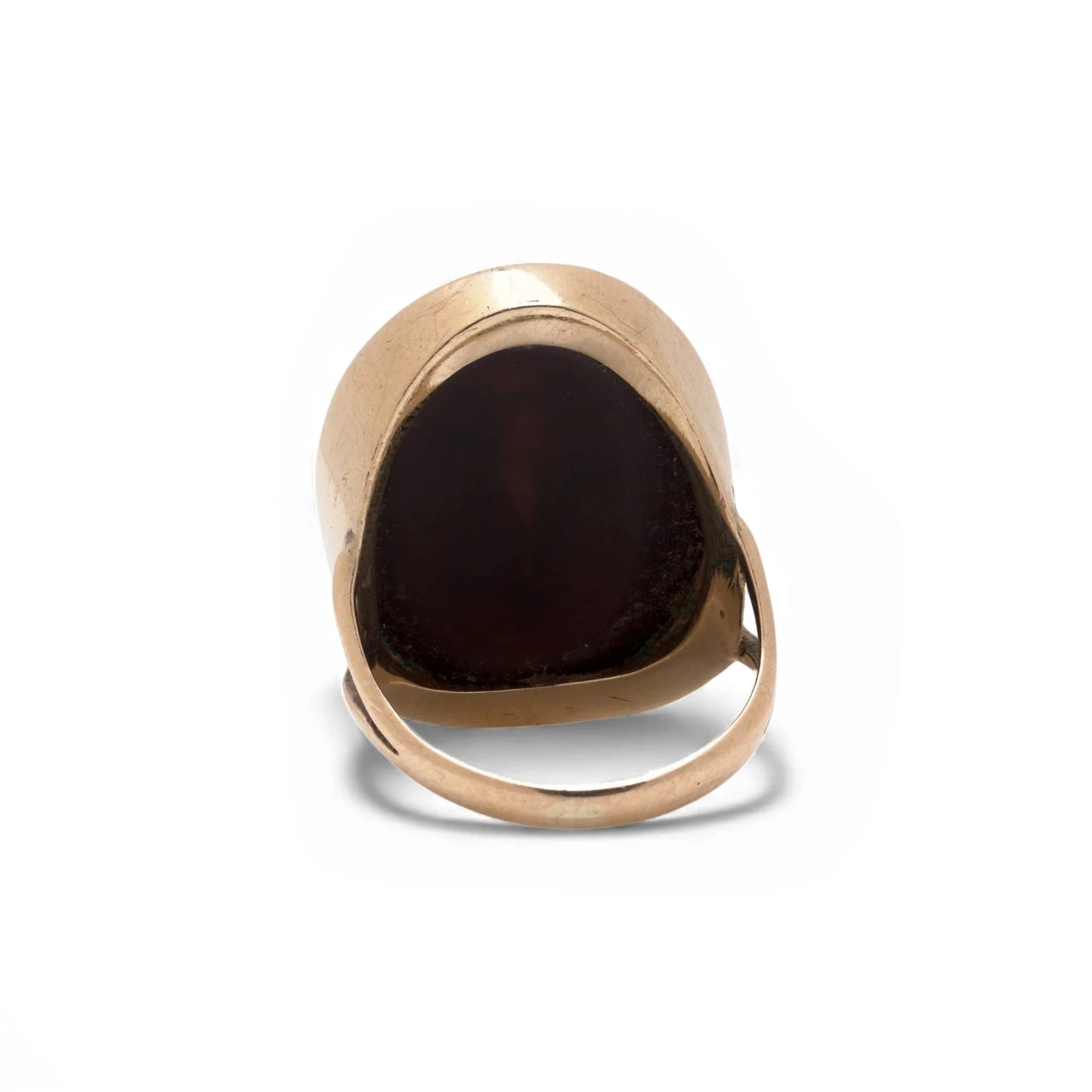 Victorian 9kt Gold Ring with Georgian Intaglio