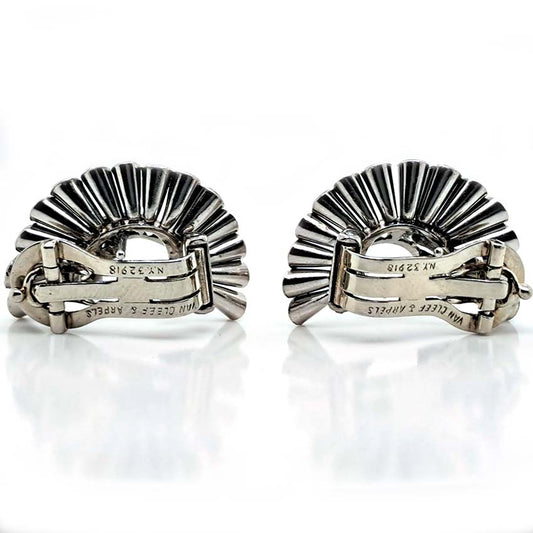 Vintage Van Cleef and Arpels Diamond Spray Earrings