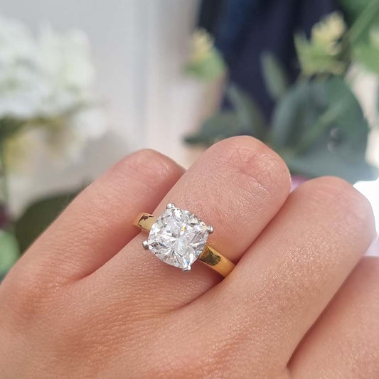 Asprey 3.42ct Diamond Solitaire Engagement Ring, D Colour VVS1 Clarity