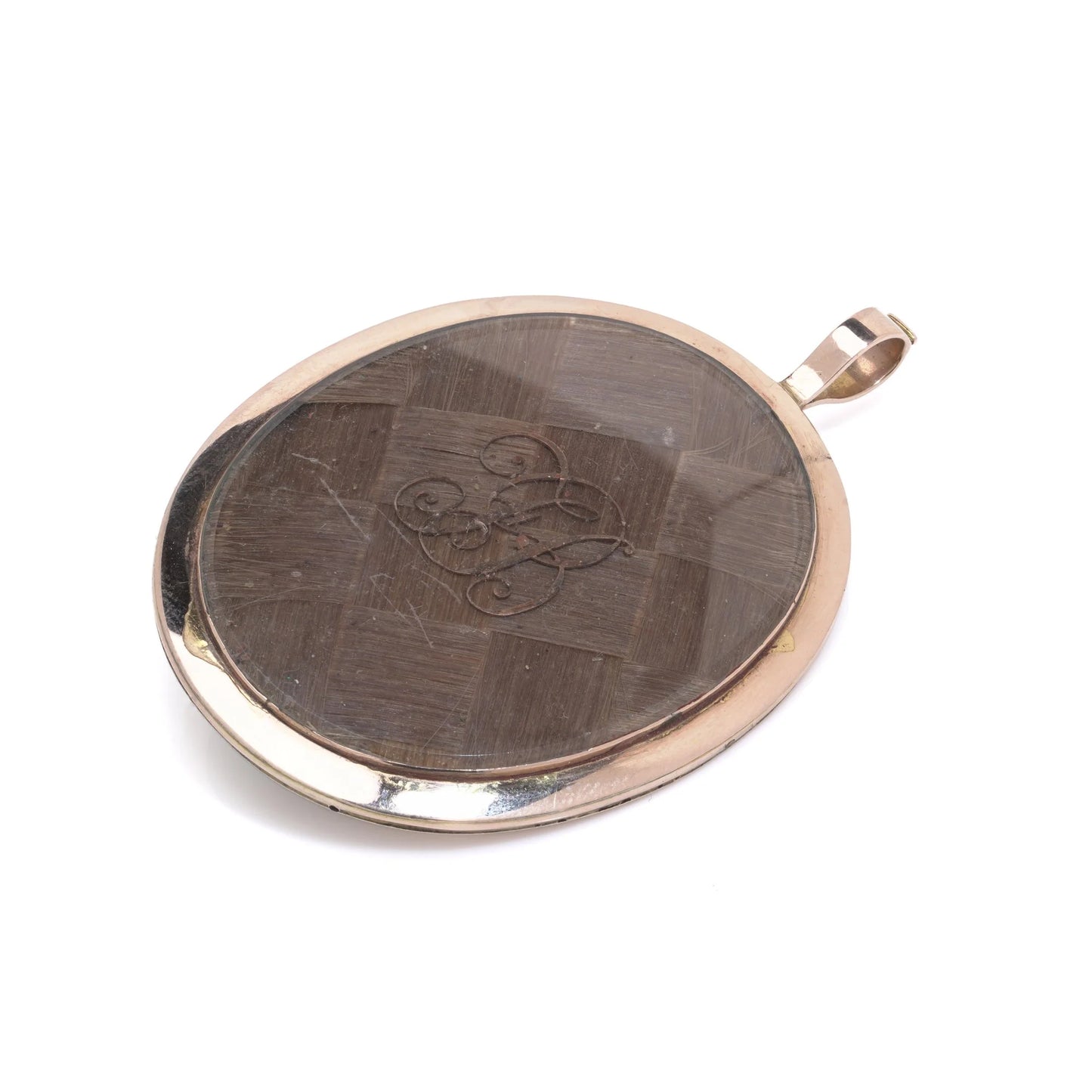 Early Victorian 9 Carat Gold Mourning Pendant And Cameo