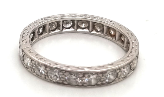 Art Deco Diamond Full Eternity Ring