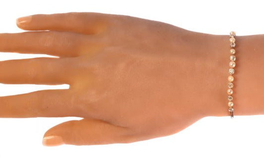 Antique Art Deco Diamond and Pearl Bracelet