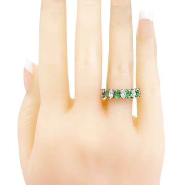 Vintage Emerald and Diamond Ring