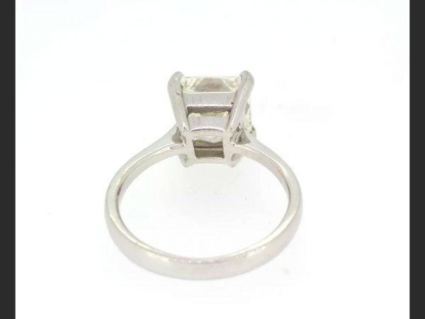 Princess Cut Diamond Solitaire Ring, 3.13 carats, 18ct White Gold