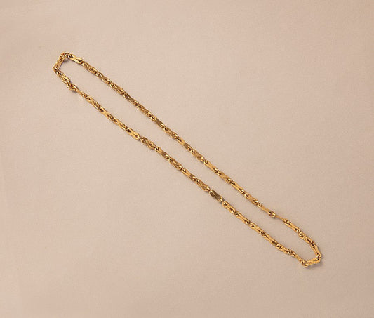 Vintage 18ct Gold Fancy Link Chain