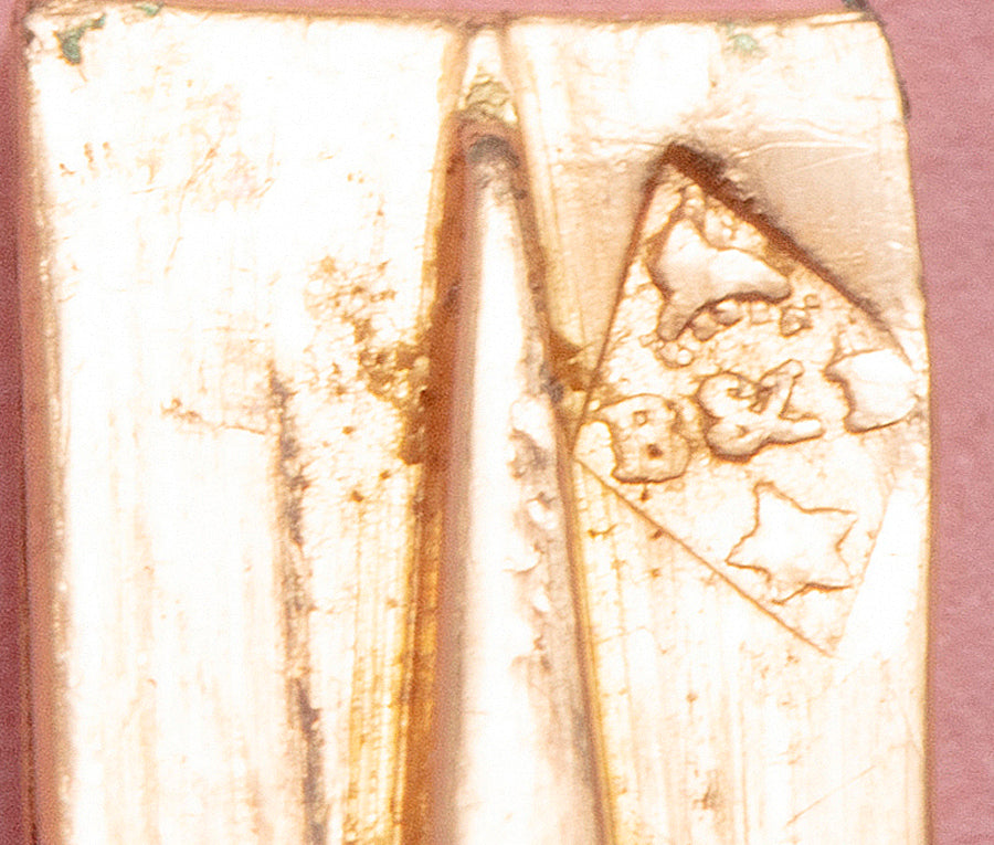 Antique French 18ct Gold & Enamel Necklace