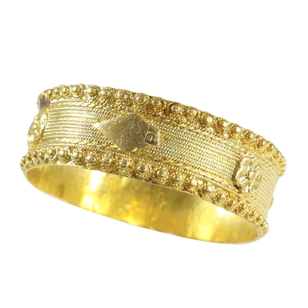 Georgian gold wedding ring.