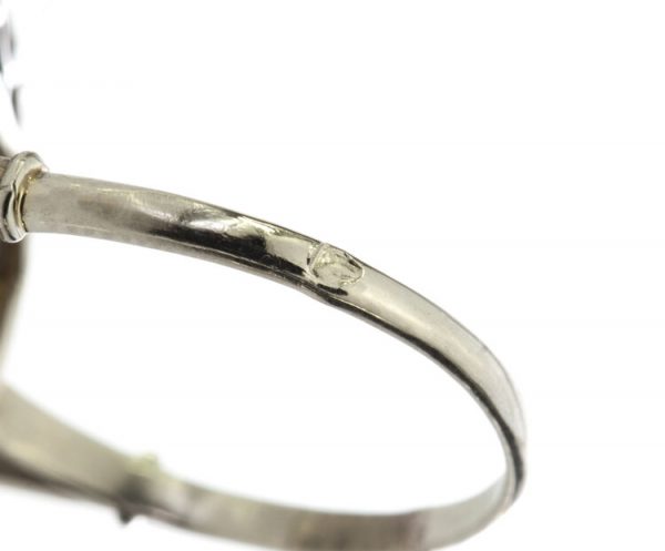 Art Deco Diamond, Ruby and Platinum Cluster Ring, Circa 1930