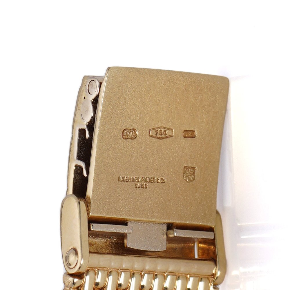 Audemars Piguet 18ct Yellow Gold Unisex Watch with Diamonds