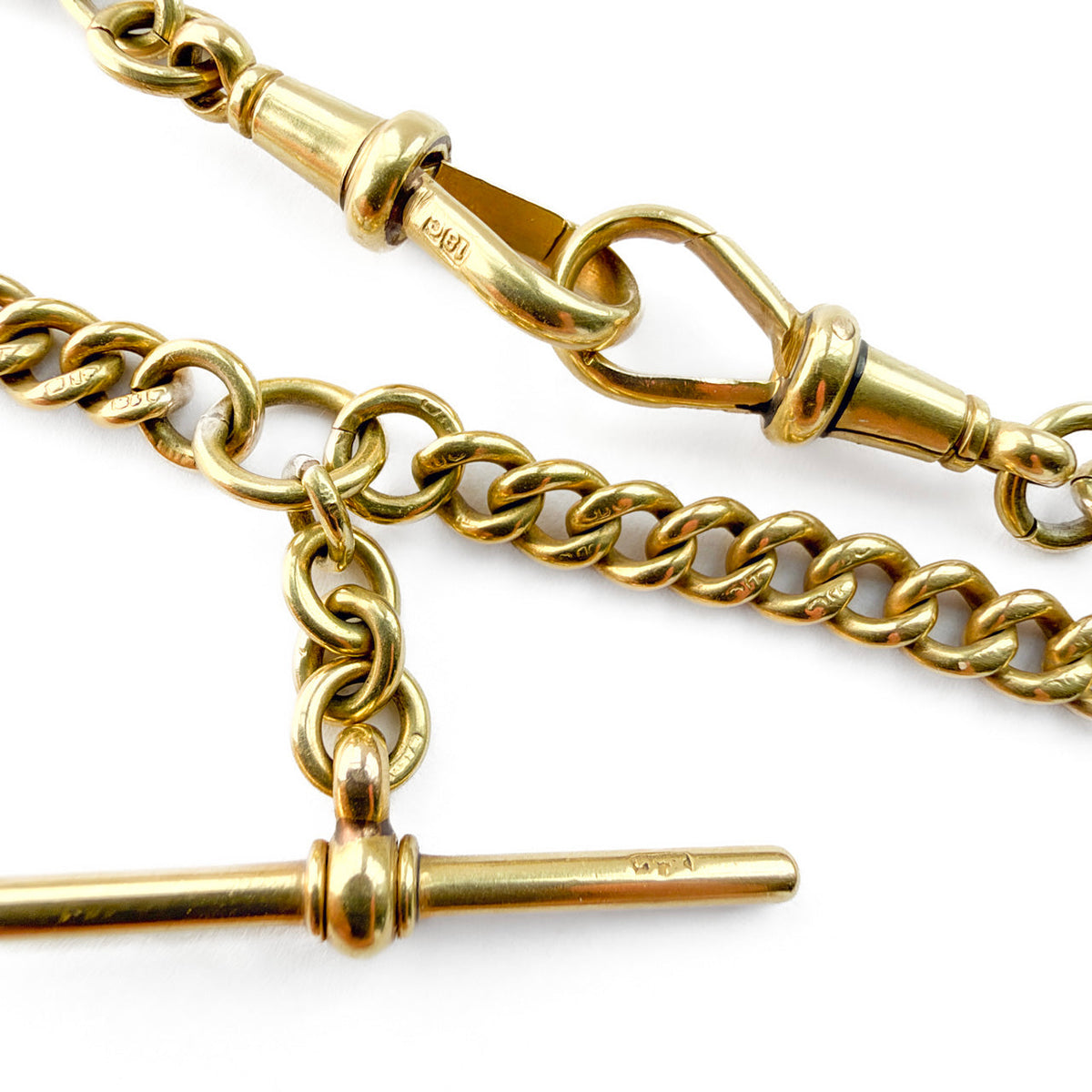 17" Curb Link Albert Chain