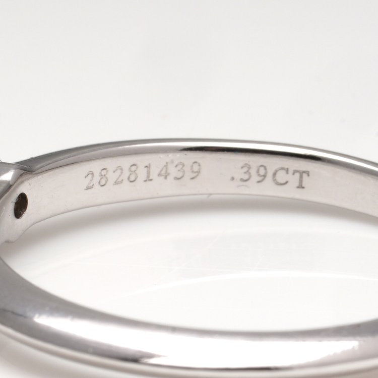 Tiffany and Co Princess Cut Diamond Solitaire Engagement Ring in Platinum