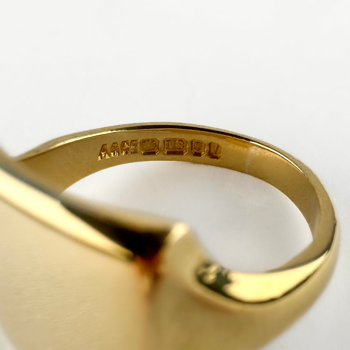 Vintage Square Gold Signet Ring