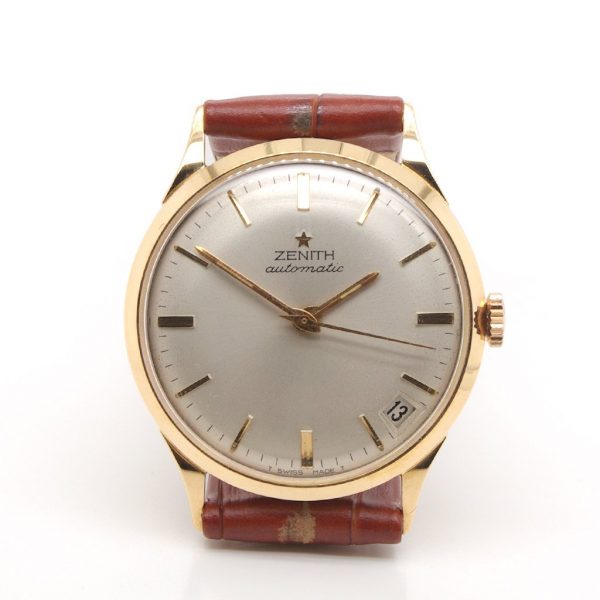 Vintage Zenith 18ct Gold Automatic Date Watch, Circa 1960s