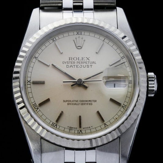 Vintage Rolex Oyster Perpetual Datejust 16234 Steel Automatic Watch