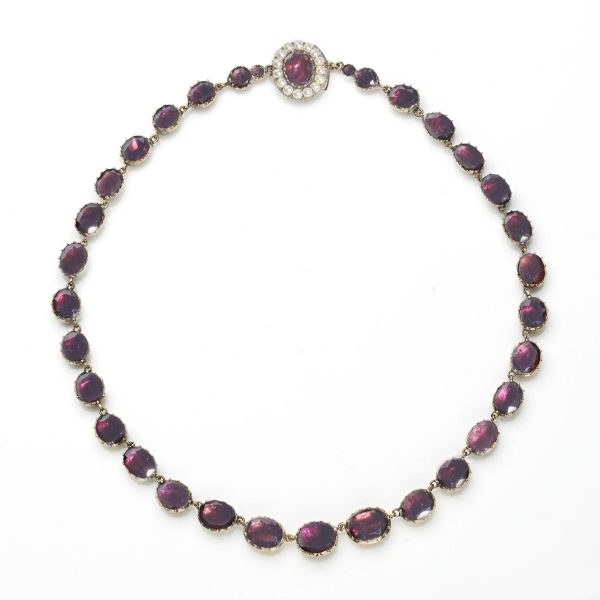 Antique Georgian Garnet Necklace