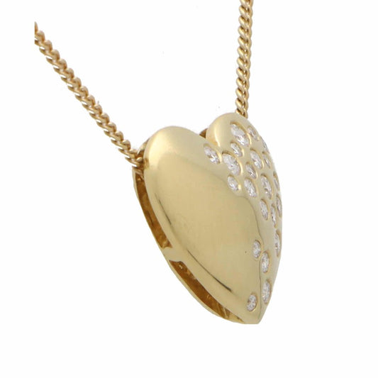 Diamond Heart Pendant Necklace