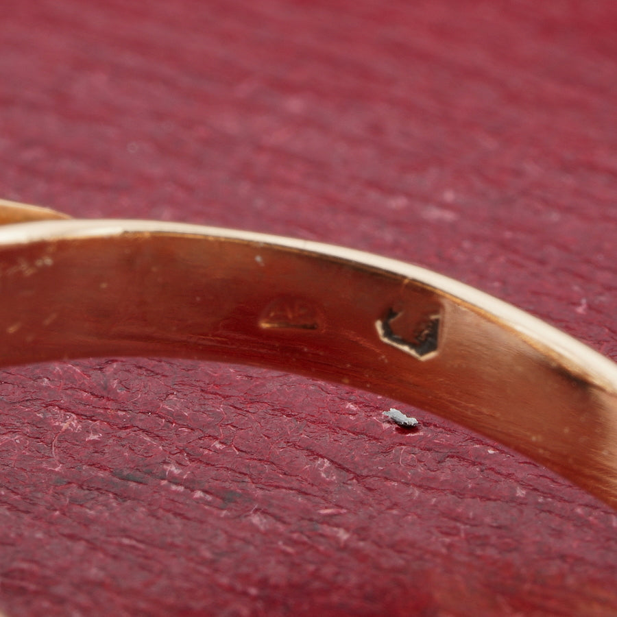 Antique Victorian 2.20ct Rose Cut Diamond Solitaire Ring