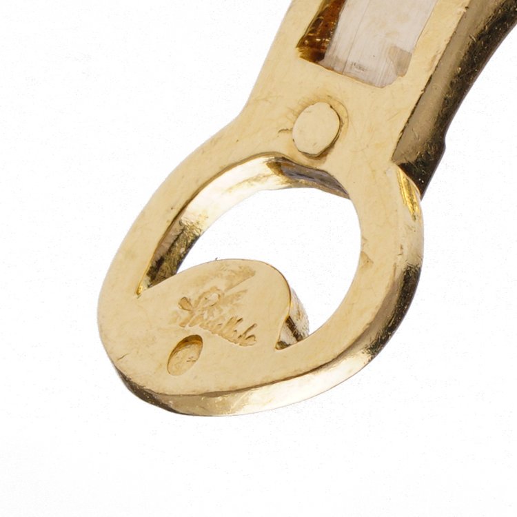 Pomellato Italian 1.08ct Diamond Bow Earrings, Circa 1980s