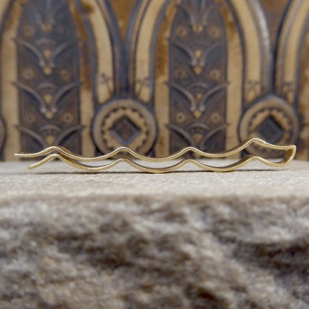 Vintage Cartier 14ct Yellow Gold Tie Clip, Signed