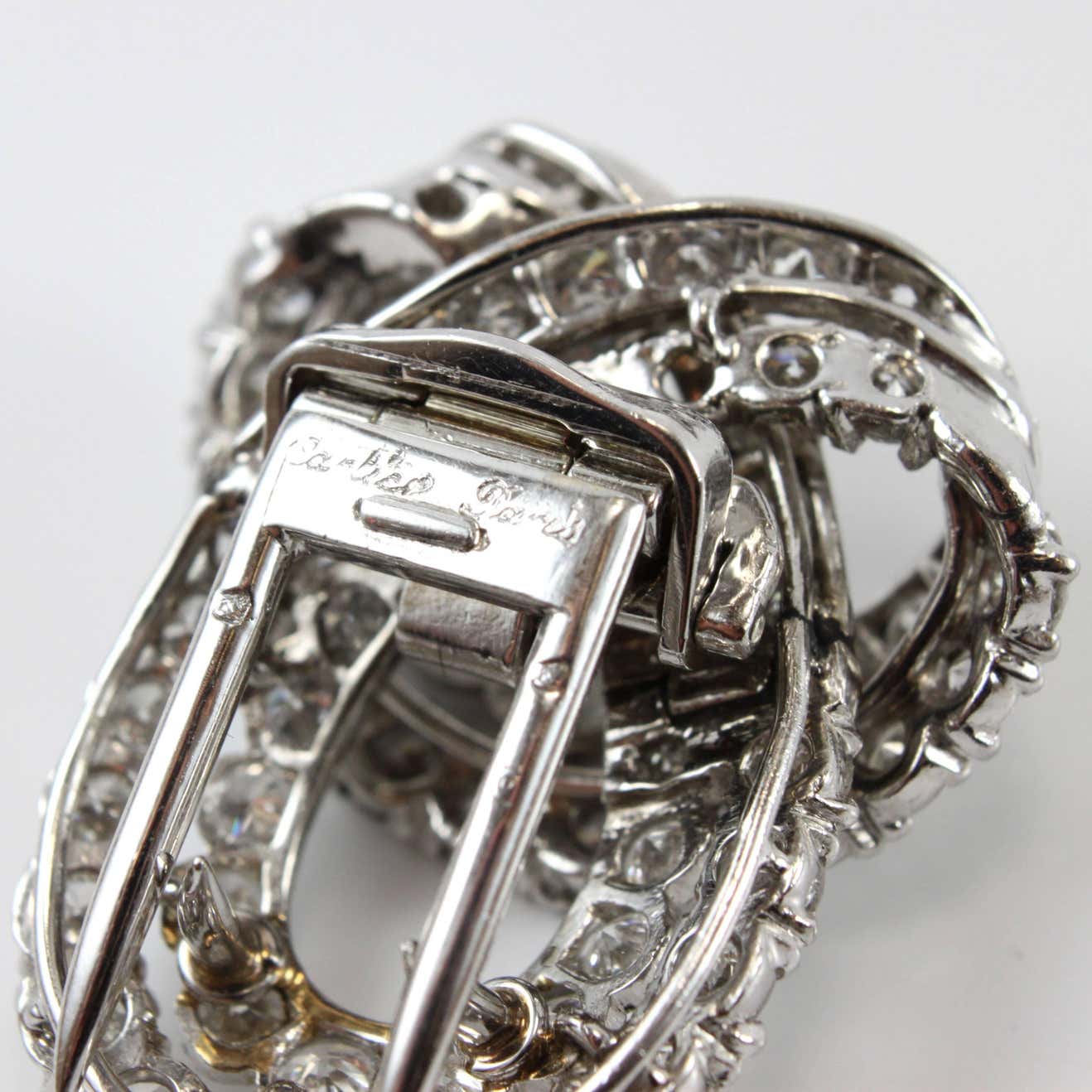 Vintage Cartier 4ct Diamond Brooch with Provenance