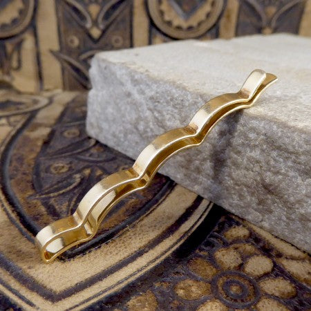 Vintage Cartier 14ct Yellow Gold Tie Clip, Signed